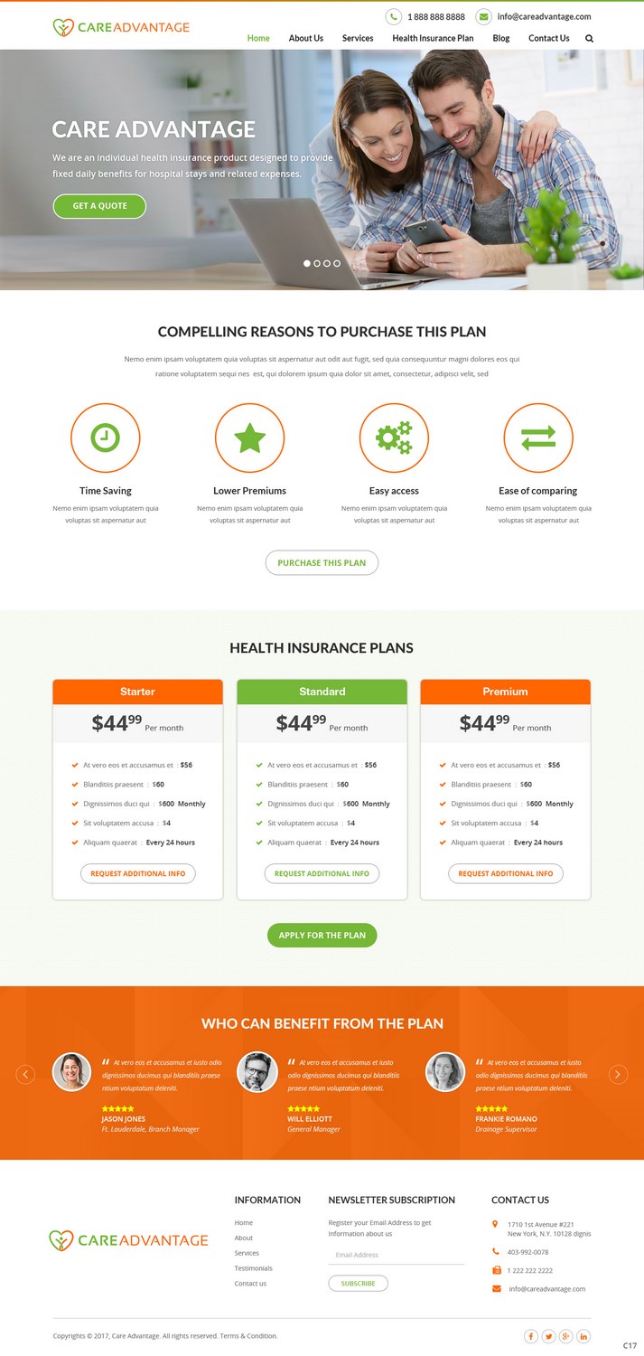 Web Design by pb for Pinnacle Benefits Group | Design #14902829