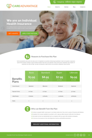 Web Design by pb for Pinnacle Benefits Group | Design: #14902830