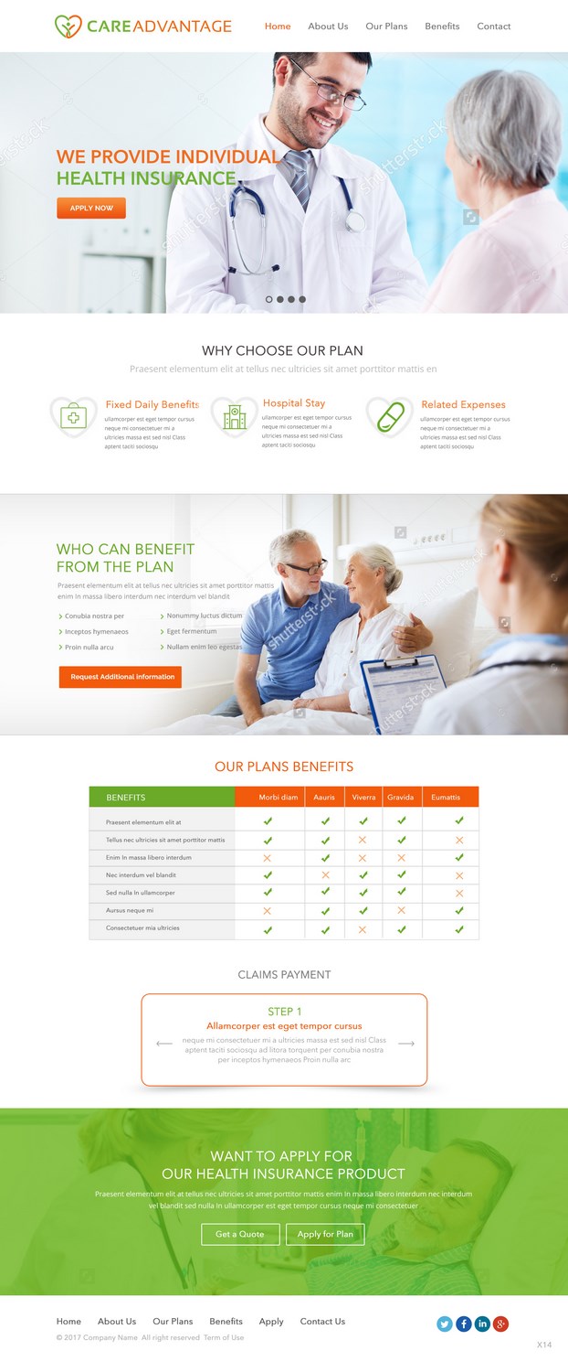 Web Design by pb for Pinnacle Benefits Group | Design #14902832