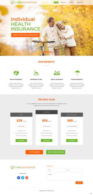 Web Design by pb for Pinnacle Benefits Group | Design: #14904805