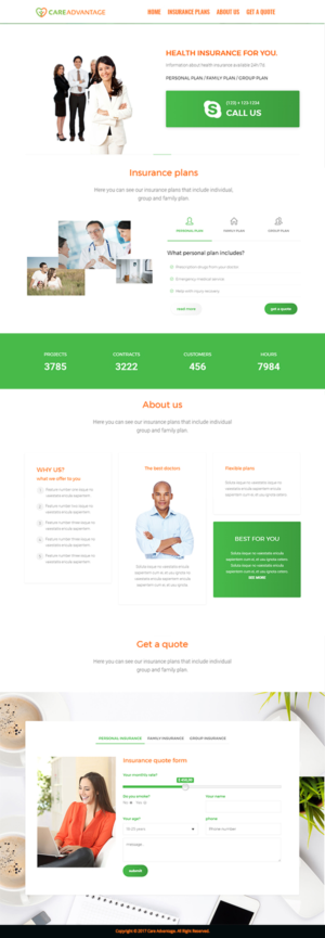 Web Design by valemic for Pinnacle Benefits Group | Design: #14907306