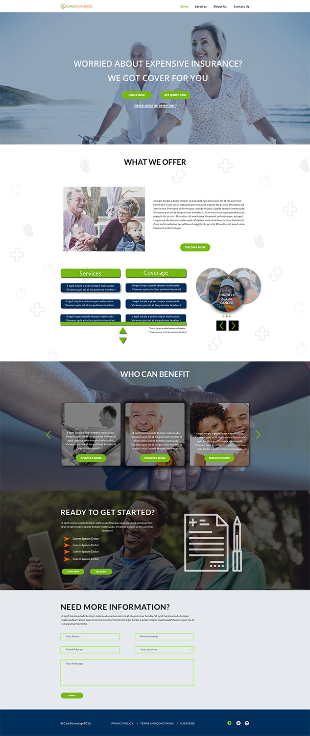 Web Design par Mohammad Jahran Chowdhury pour Pinnacle Benefits Group | Design #14969101