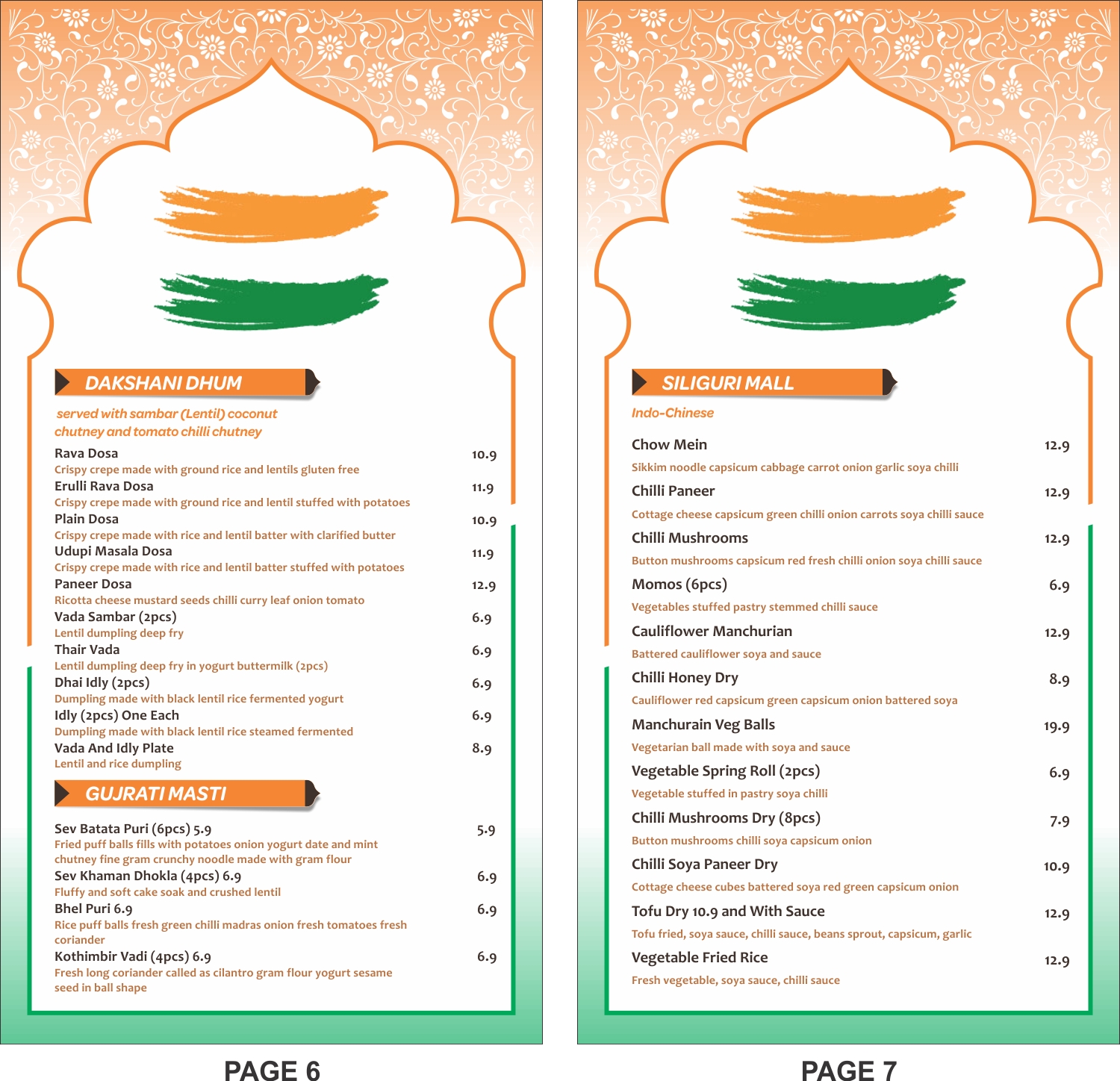 Menü-Design von Robert Macwan für dieses Projekt | Design #15008967
