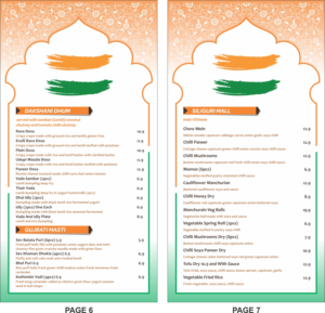 Menu Design by Robert Macwan for this project | Design: #15008967