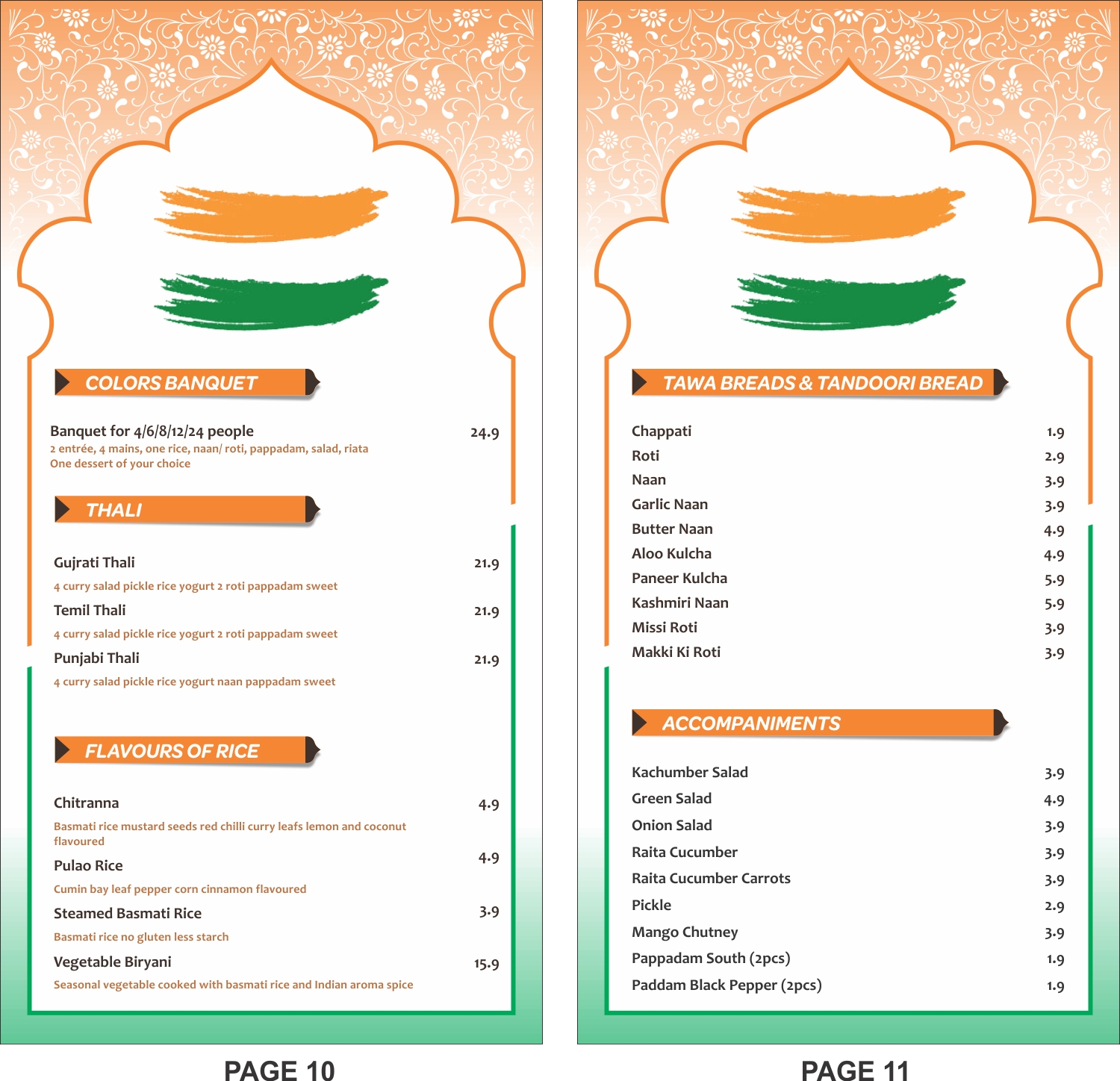 Menu Design by Robert Macwan for this project | Design #15008987