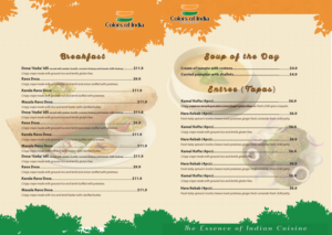 Menu Design by Buddy Caprice for this project | Design: #15415591
