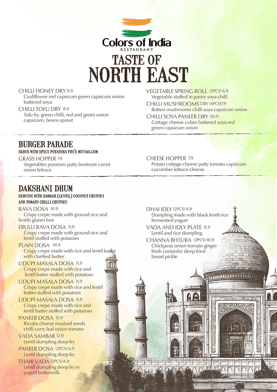 Menu Design by mrmrnjr for this project | Design #14968954