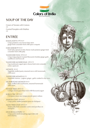 Menu Design by mrmrnjr for this project | Design: #14968956