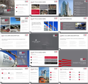 Design de PowerPoint par Imazing pour U.S. Concrete, Inc. | Design : #14936100