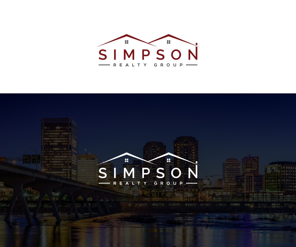 Bold, Modern, Real Estate Logo Design for Simpson Realty Group by IMDHUB Design 15189859