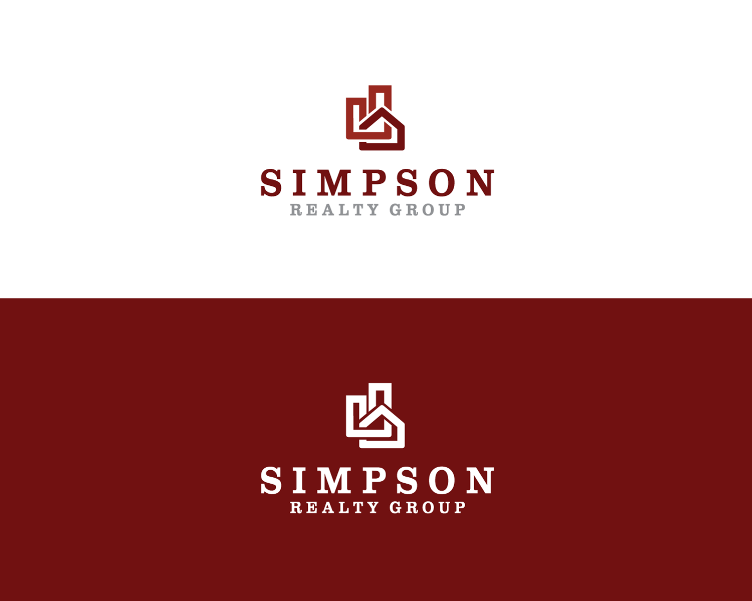 Bold, Modern, Real Estate Logo Design for Simpson Realty Group by anonrotide Design 15066695