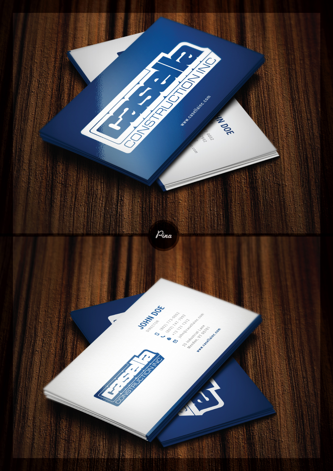 Business Card Design by alvinfadoil for Casella Construction | Design #14907927