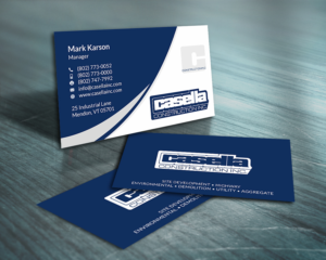 Business Card Design by SKYdesign for Casella Construction | Design: #14956697