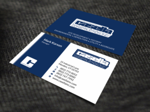 Business Card Design by SKYdesign for Casella Construction | Design: #14956724