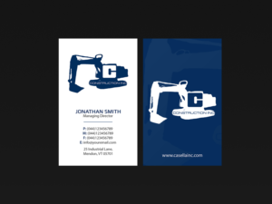 Business Card Design by Creations Box 2015 for Casella Construction | Design: #14924116