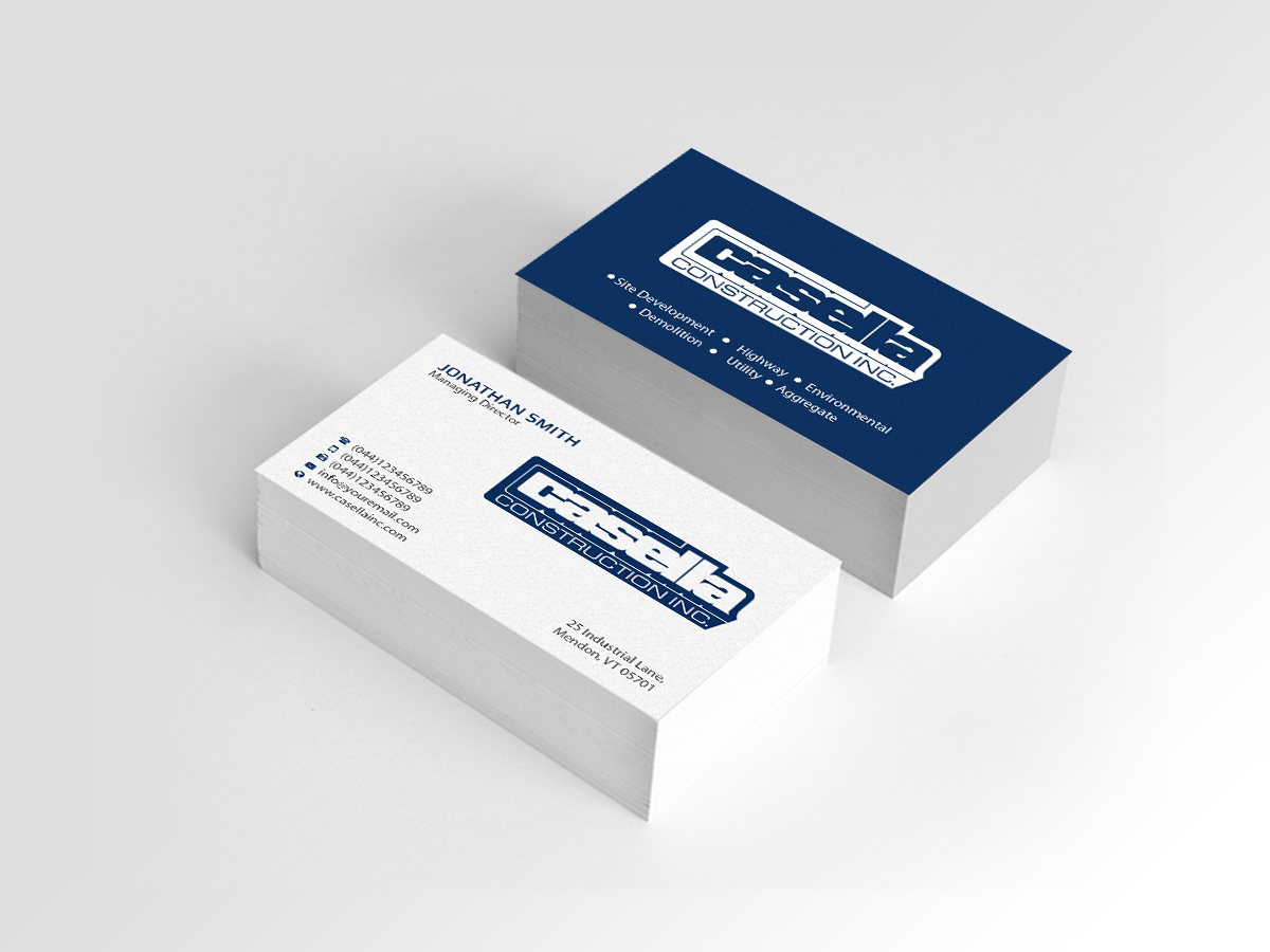 Business Card Design by Creations Box 2015 for Casella Construction | Design #14924118