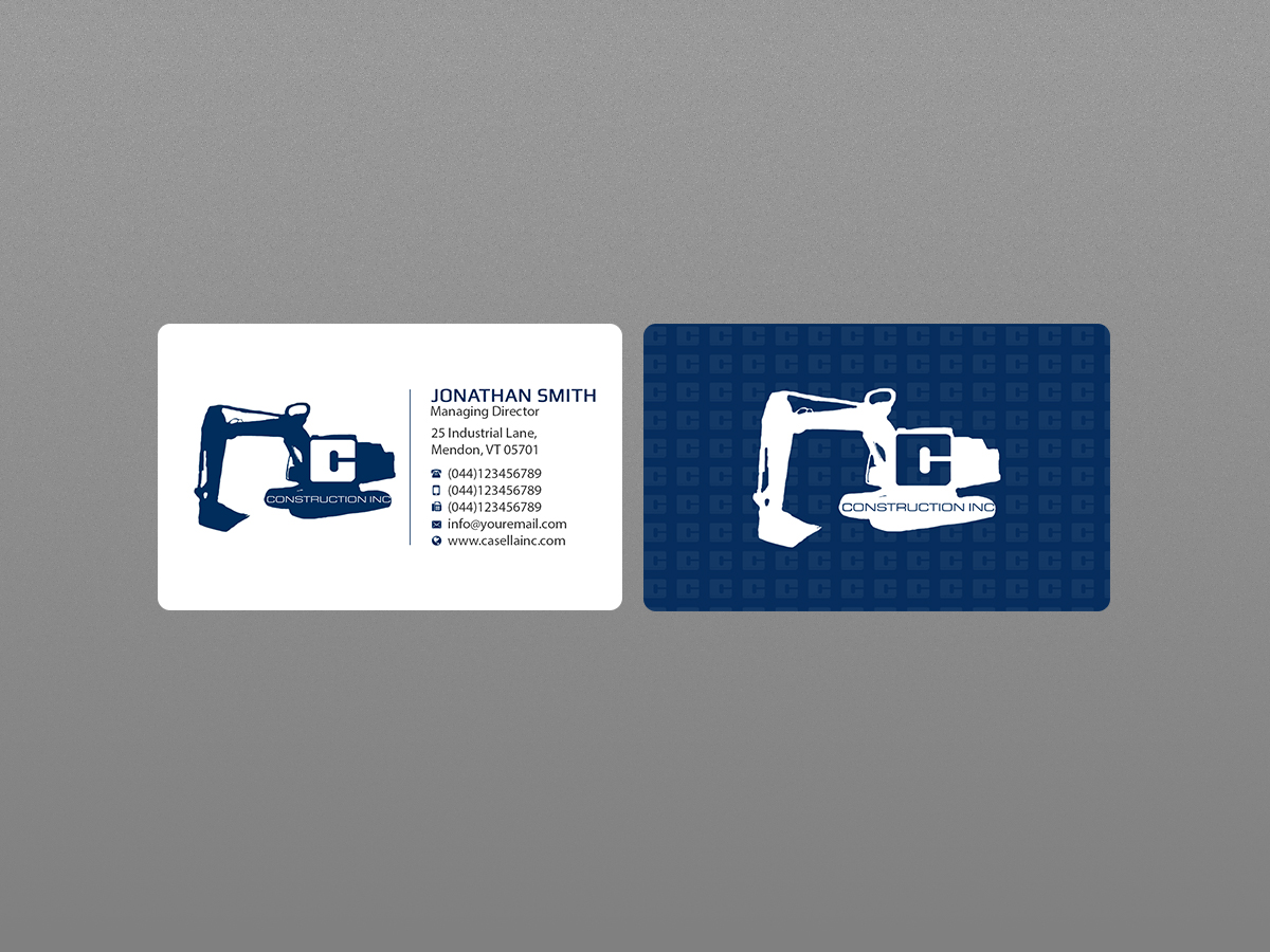 Business Card Design by Creations Box 2015 for Casella Construction | Design #14924120