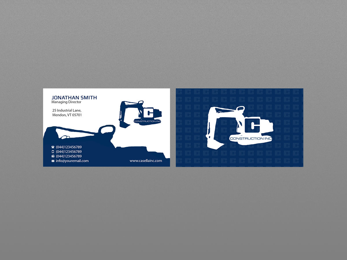 Business Card Design by Creations Box 2015 for Casella Construction | Design #14924123
