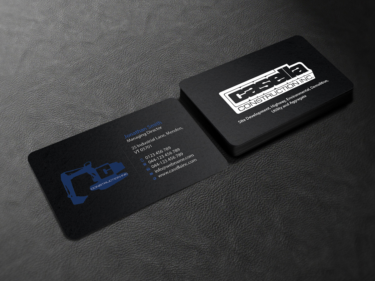 Business Card Design by Creations Box 2015 for Casella Construction | Design #14967968