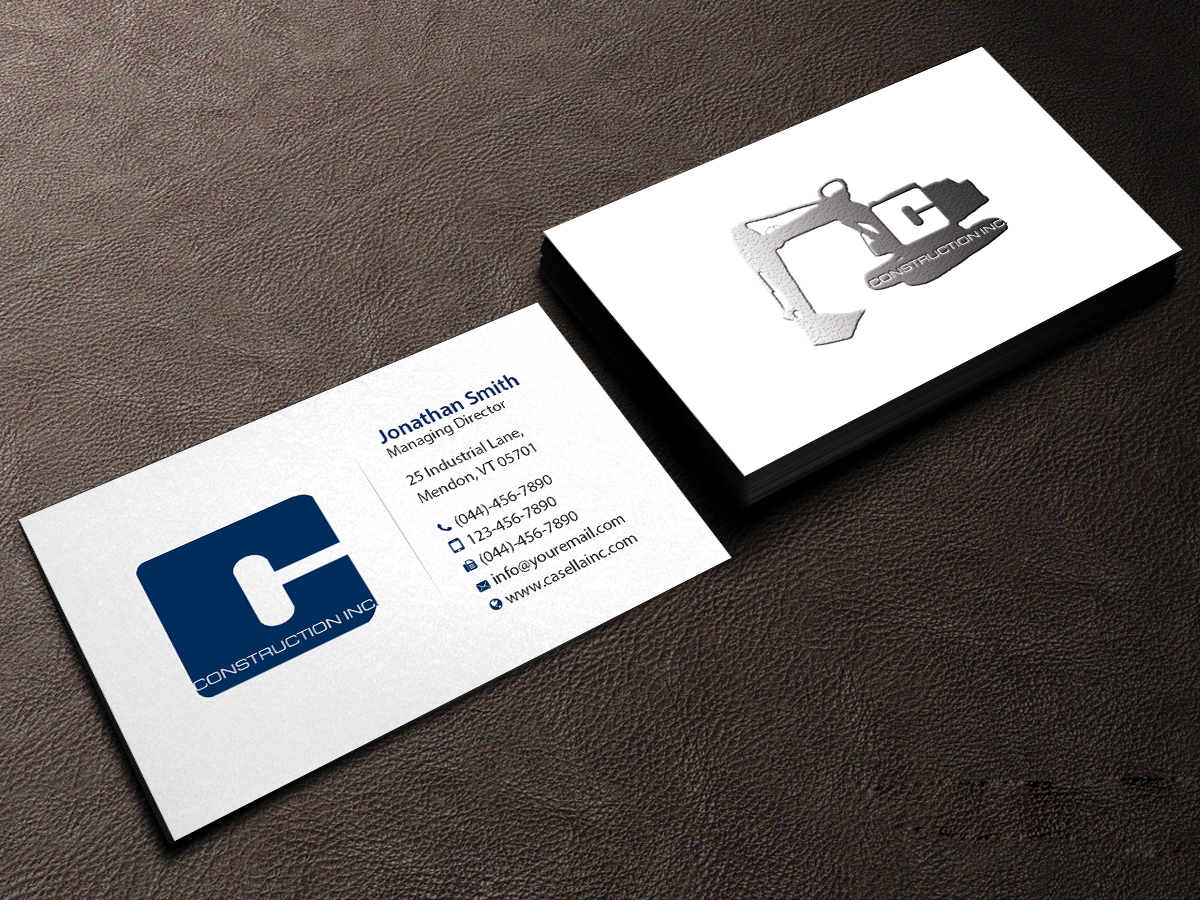 Business Card Design by Creations Box 2015 for Casella Construction | Design #14967995