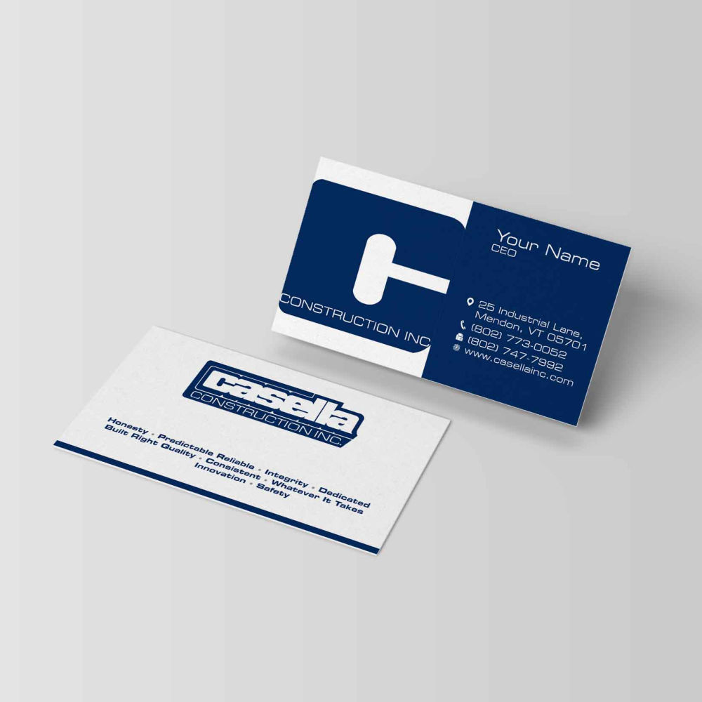 Design de Carte de Visite par g234t_d4y pour Casella Construction | Design #14956191