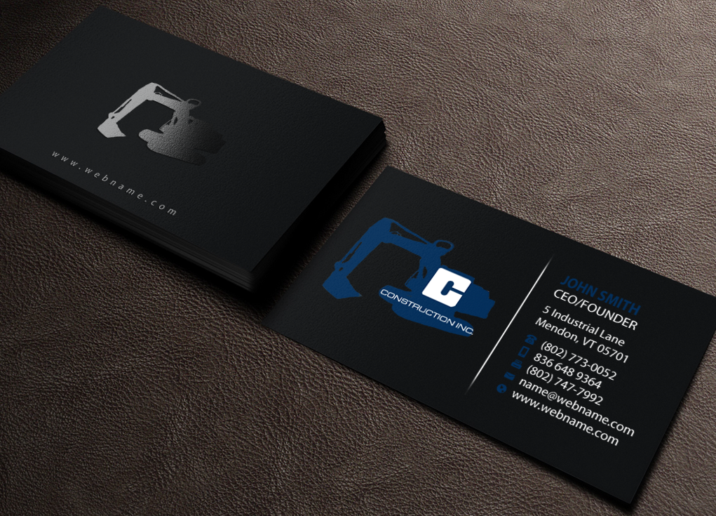 Business Card Design by Brand aid for Casella Construction | Design #14913349