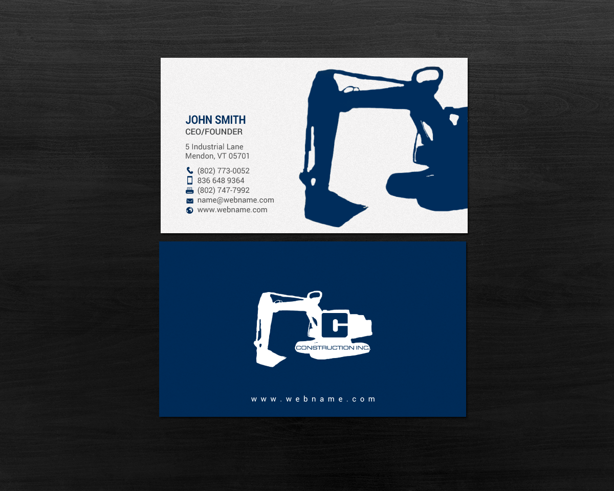 Business Card Design by chandrayaan.creative for Casella Construction | Design #14910471