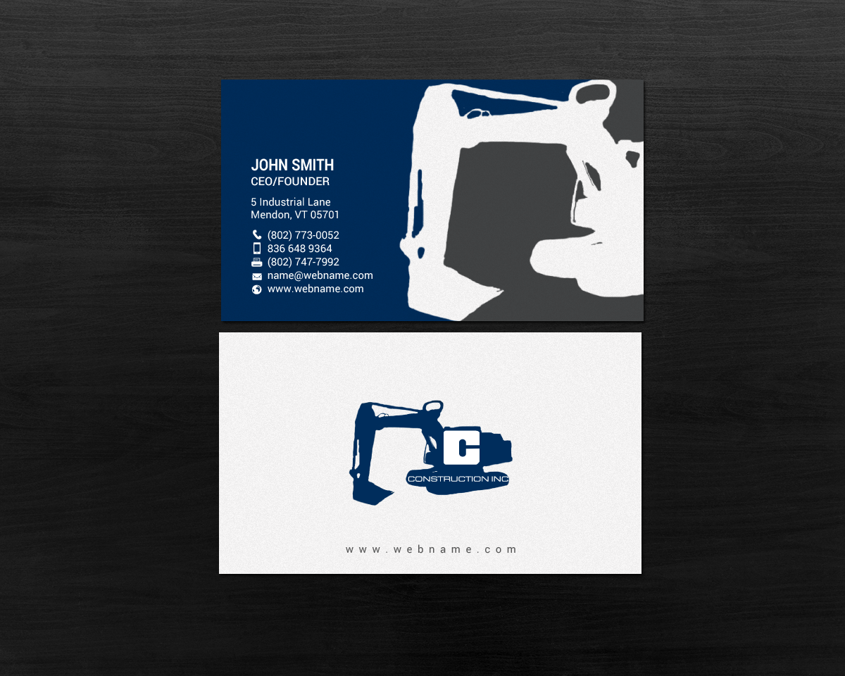 Business Card Design by chandrayaan.creative for Casella Construction | Design #14910472