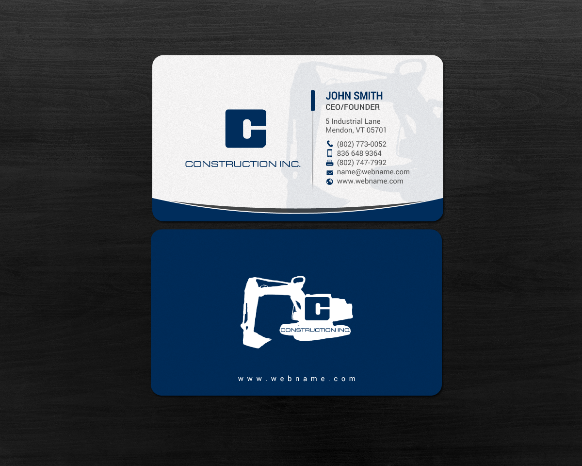Business Card Design by chandrayaan.creative for Casella Construction | Design #14912680