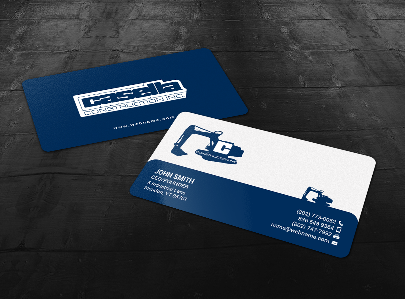 Business Card Design by chandrayaan.creative for Casella Construction | Design #14912881