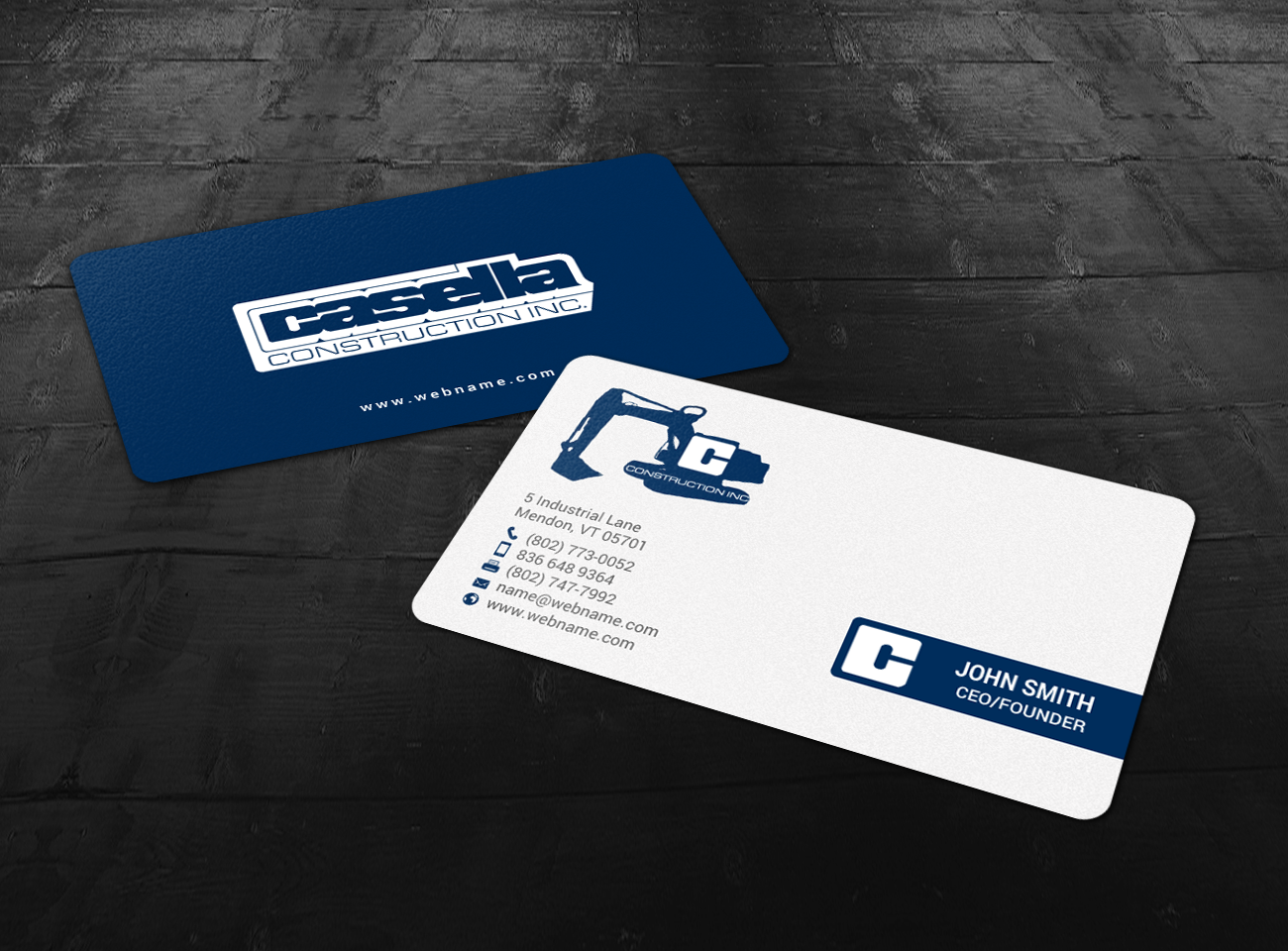 Design de Carte de Visite par chandrayaan.creative pour Casella Construction | Design #14912981