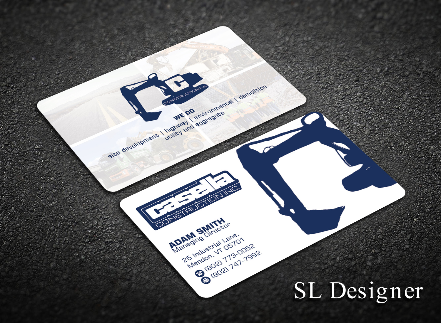Business Card Design by SL Designer for Casella Construction | Design #14910776