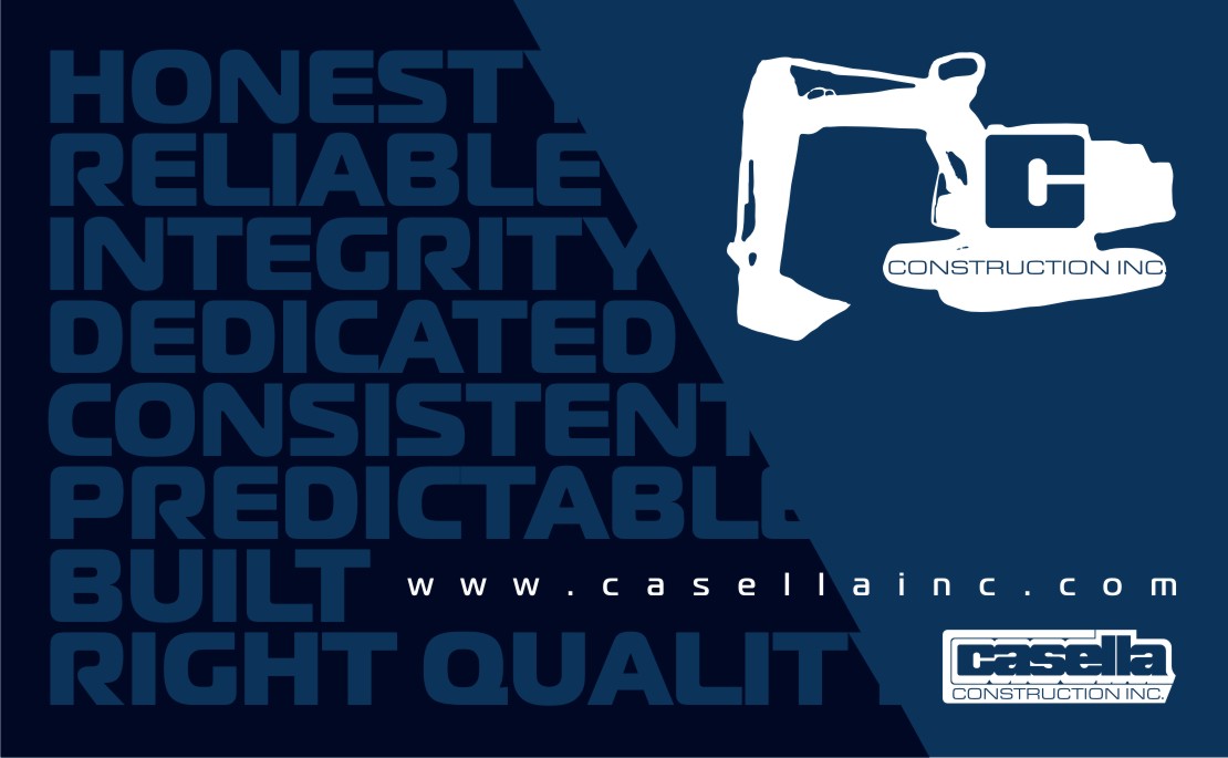 Business Card Design by Marketing Wings for Casella Construction | Design #14937683