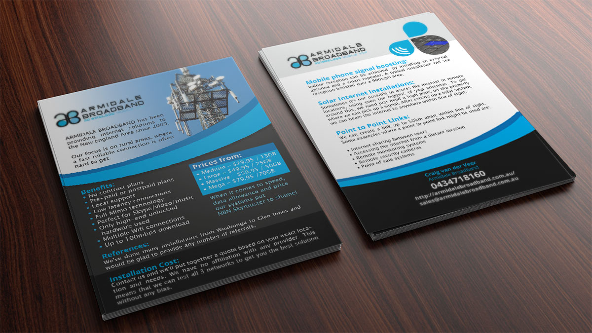 Diseño de Flyer por Sergio Coelho para Craig van der Veer | Diseño: #14923126