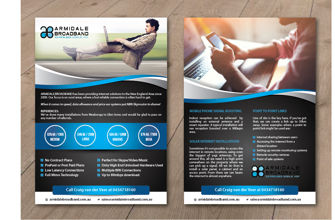 Flyer Design by alex989 for Craig van der Veer | Design #14954844