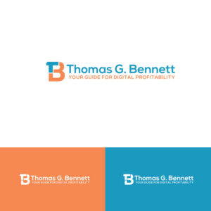 TB Thomas G. Bennett (tagline: Your Guide for Digital Profitability) | Logo Design by ecorokerz