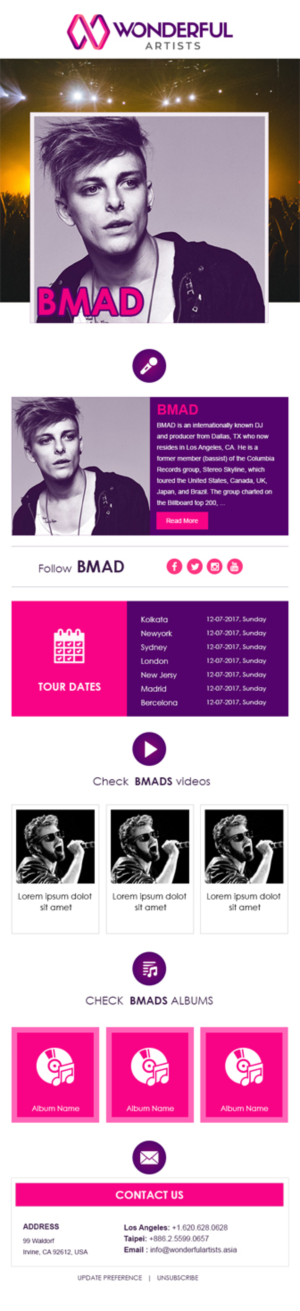 Email Marketing Design by Expert Designer