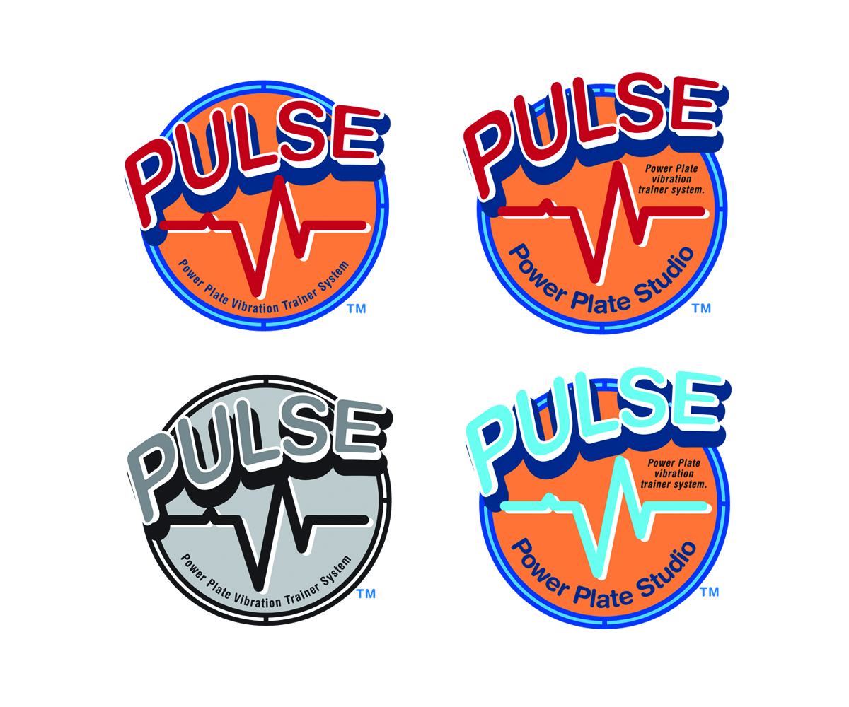 Logo Design by Hot Rod for Pulse Power Plate Studio | Design #14917414