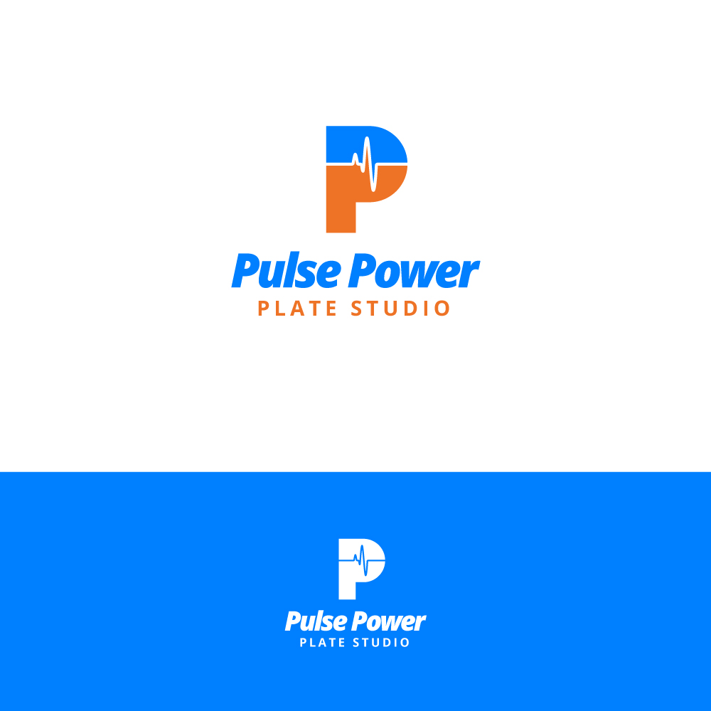 Logo Design by Vic for Pulse Power Plate Studio | Design #14905713