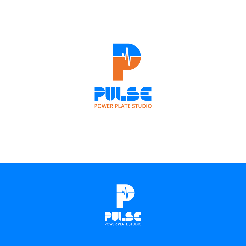 Logo Design by Vic for Pulse Power Plate Studio | Design #14908764