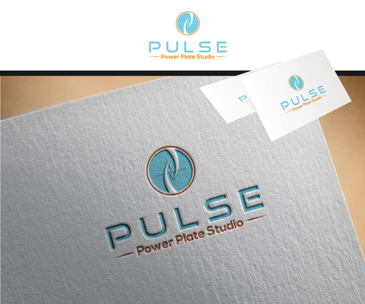 Logo Design by Jawlla for Pulse Power Plate Studio | Design #14922385