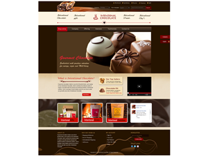 Web Design by Jessi Siriit for Intentional Chocolate, LLC | Design: #2585194