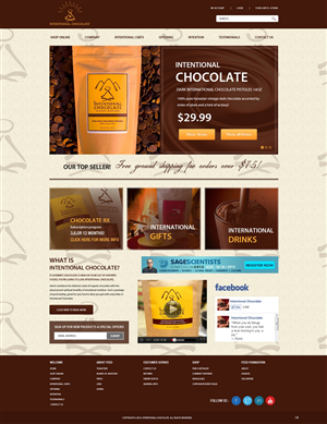 Web Design by pb for Intentional Chocolate, LLC | Design: #2574937
