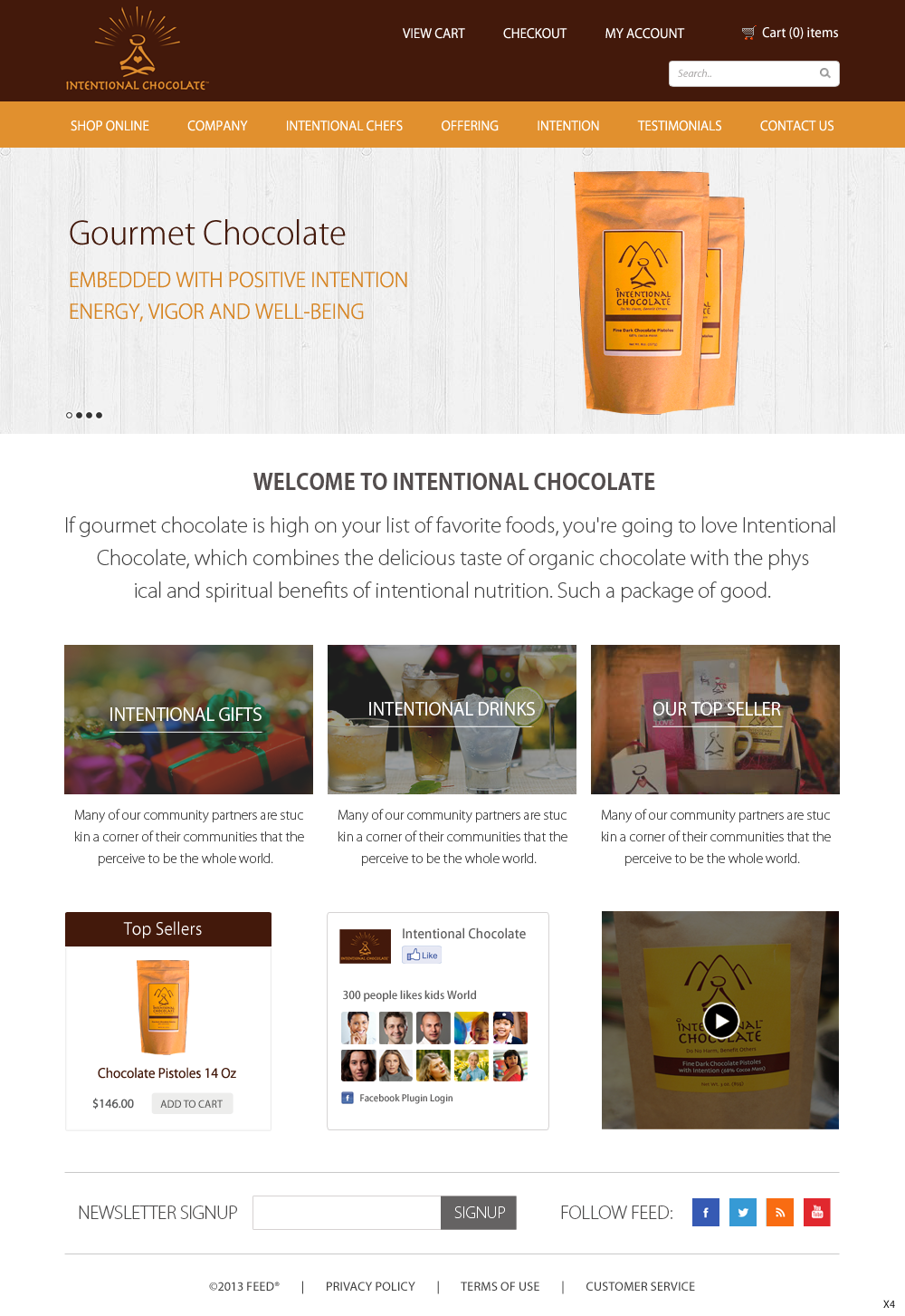 Web Design by pb for Intentional Chocolate, LLC | Design #2574940