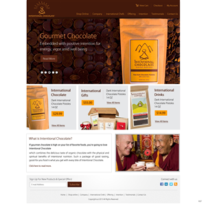 Web Design by pb for Intentional Chocolate, LLC | Design: #2574953