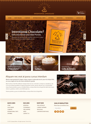 Web Design by pb for Intentional Chocolate, LLC | Design: #2574964