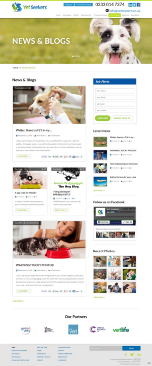 Diseño Web por pb para Vet Seekers Ltd | Diseño: #15067906