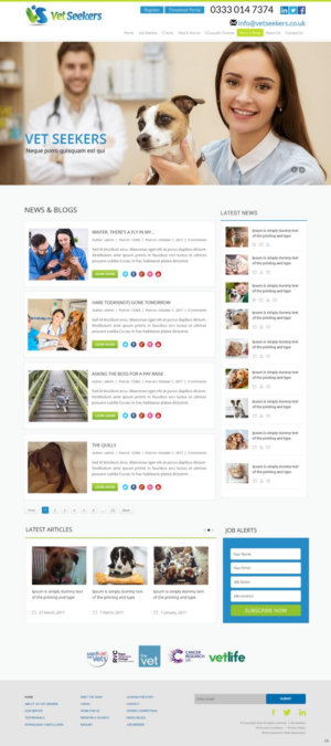 Diseño Web por pb para Vet Seekers Ltd | Diseño: #15067908