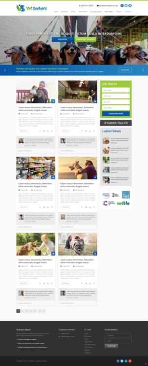 Diseño Web por pb para Vet Seekers Ltd | Diseño: #15067909