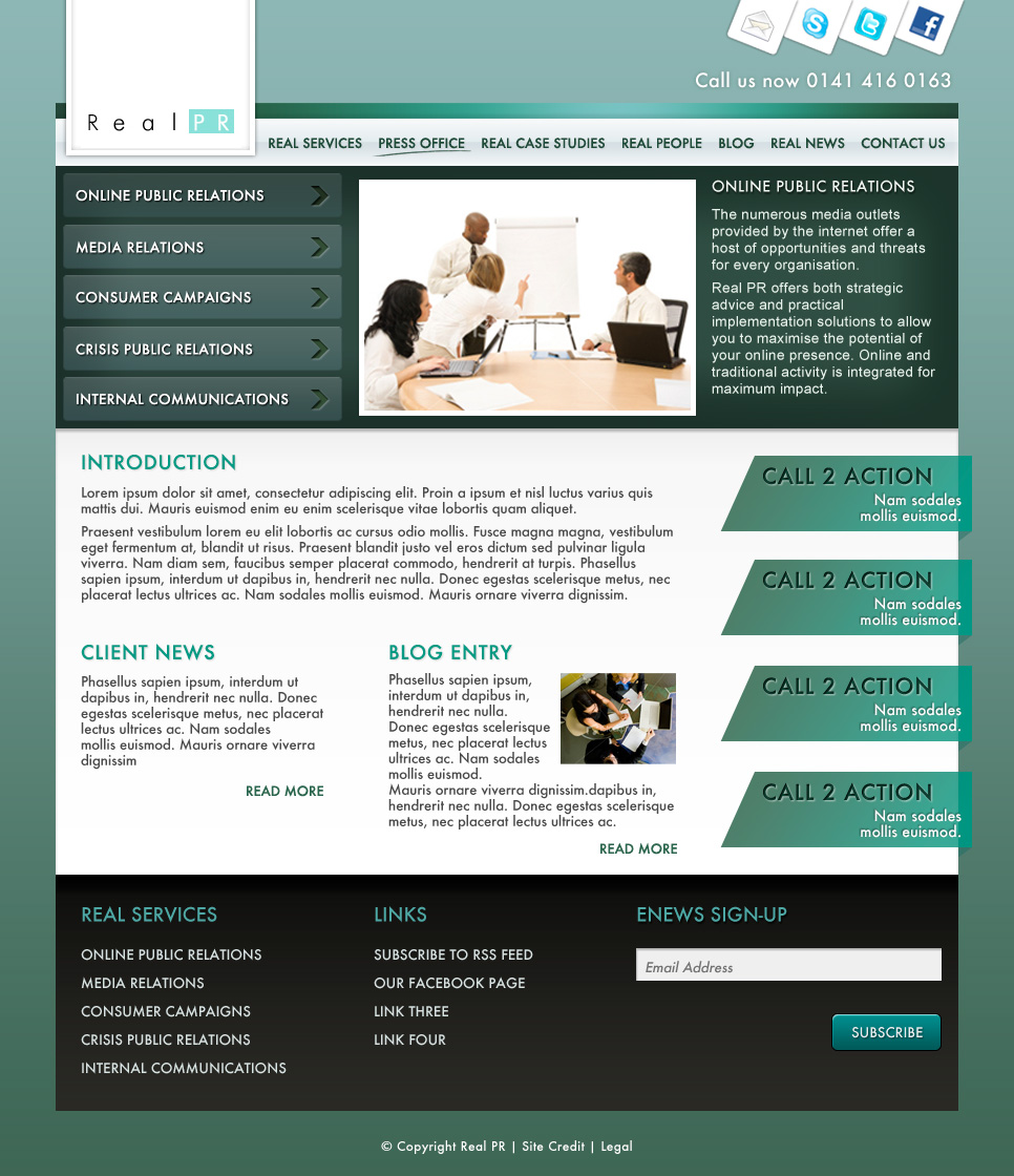 Web Design par Yawie pour SBP Creative | Design #37154
